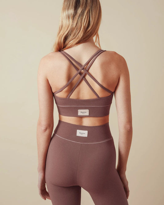 Brassiere Marron Glace