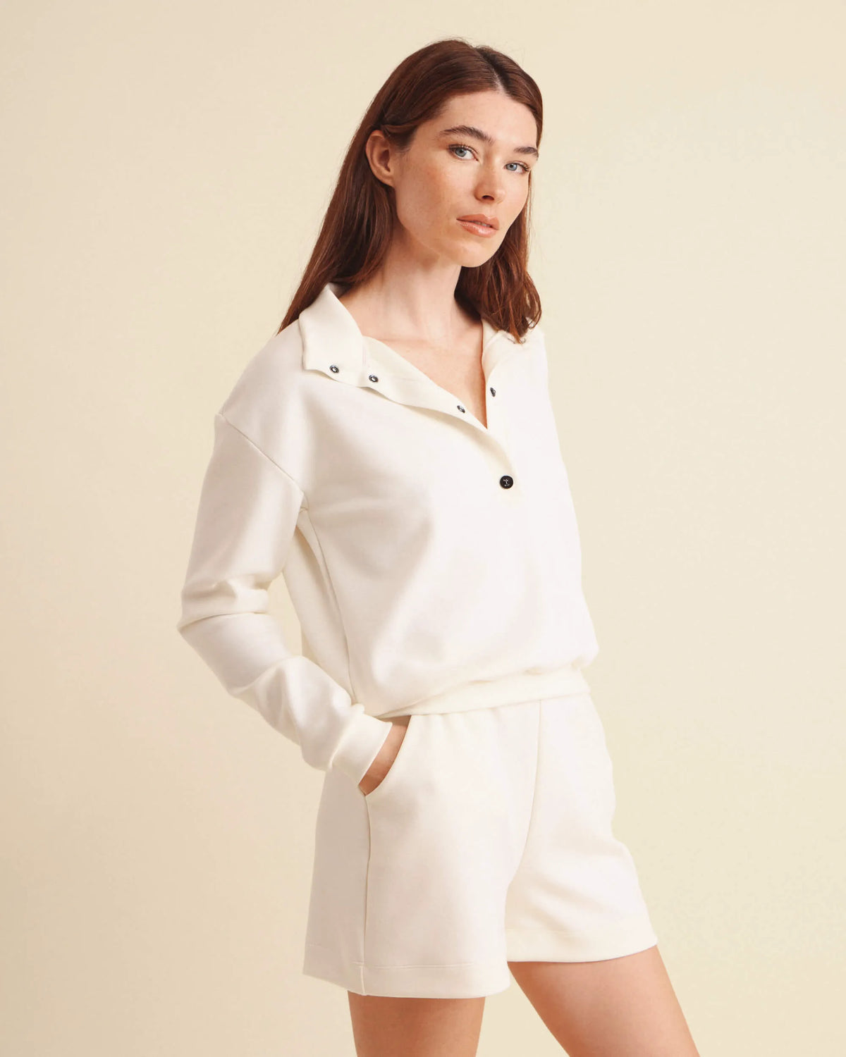 Ultra Soft Scuba high-neck sweat