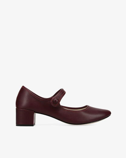 Repetto Deep Red Leather