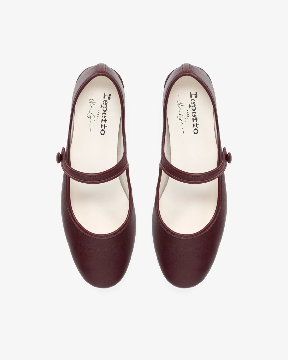 Repetto Deep Red Leather