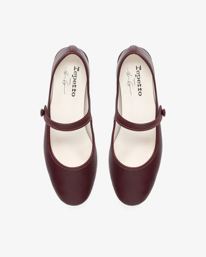 Repetto Deep Red Leather