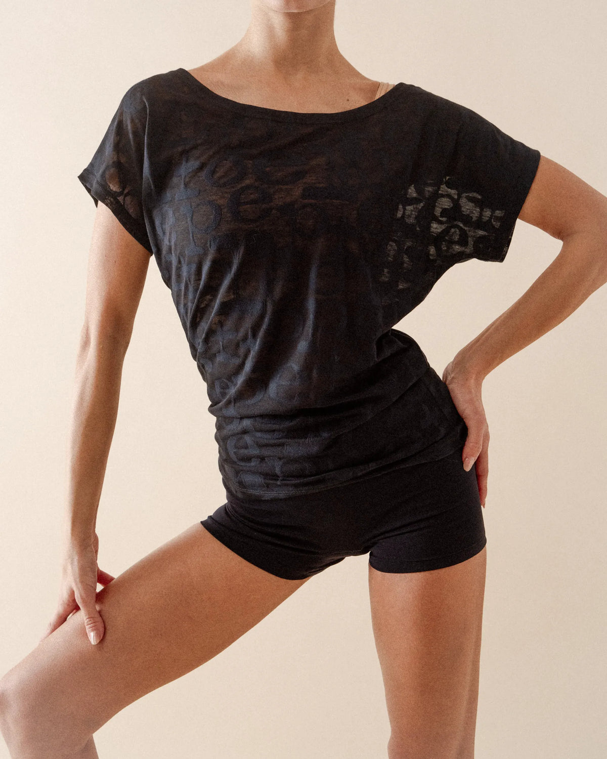 Devore Fabric Black