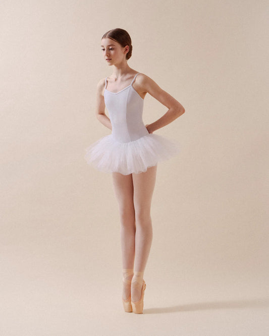 Lycra Tulle White