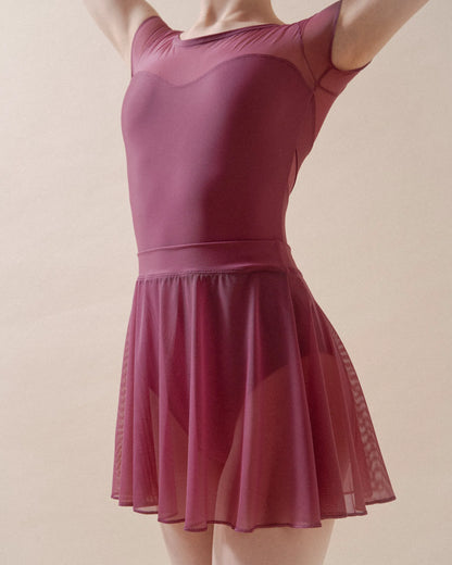 Sleeves Fishnet Plum Violet