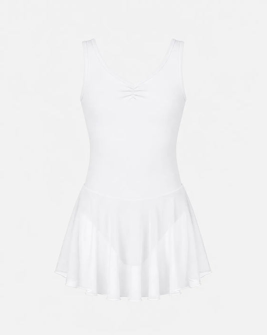 Neckline Girls White De800