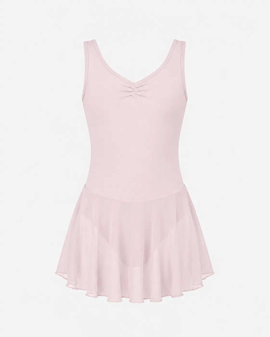 Gathered Neckline Mat Lycra