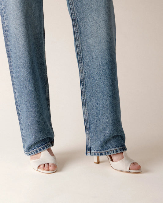 Suede Leather Spirit White