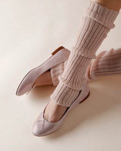 Flat Frost Pink Leather