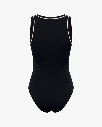 V Neck Black