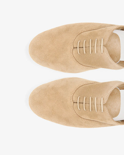 Suede Leather Beige Teddy