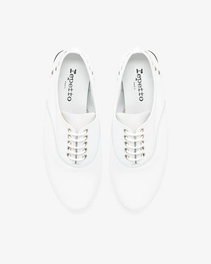 Leather White Eyelet