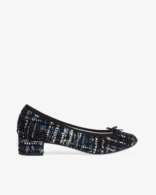Tweed Black Blue