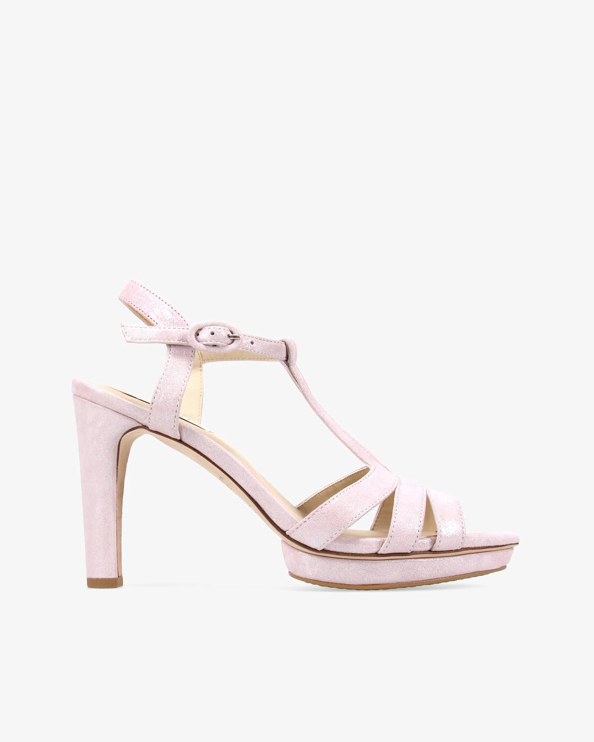 Metallic Goatskin Suede Frost