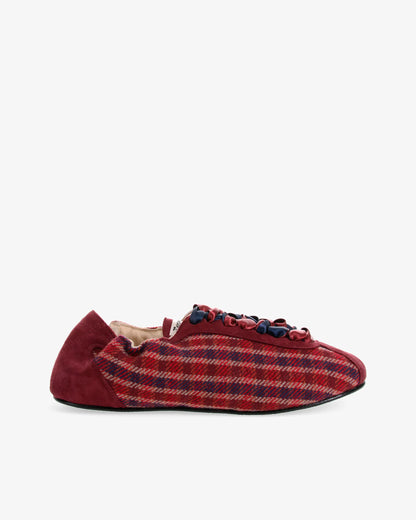 Deep Wine Red Tartan