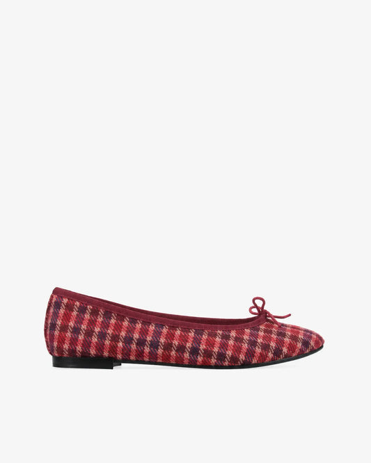 Tartan Deep Wine Red