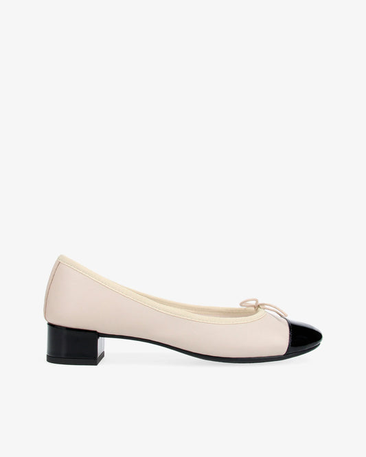 Leather Black Beige