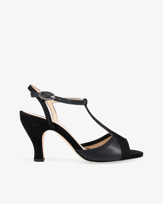 Suede Leather Carbon Black