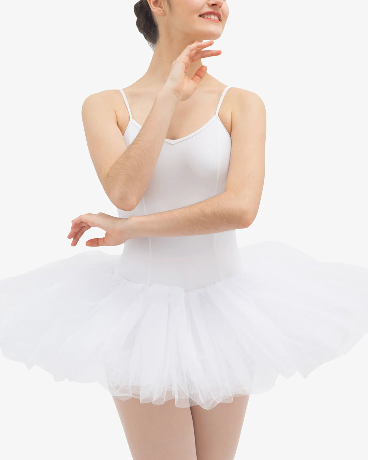 Lycra Tulle White