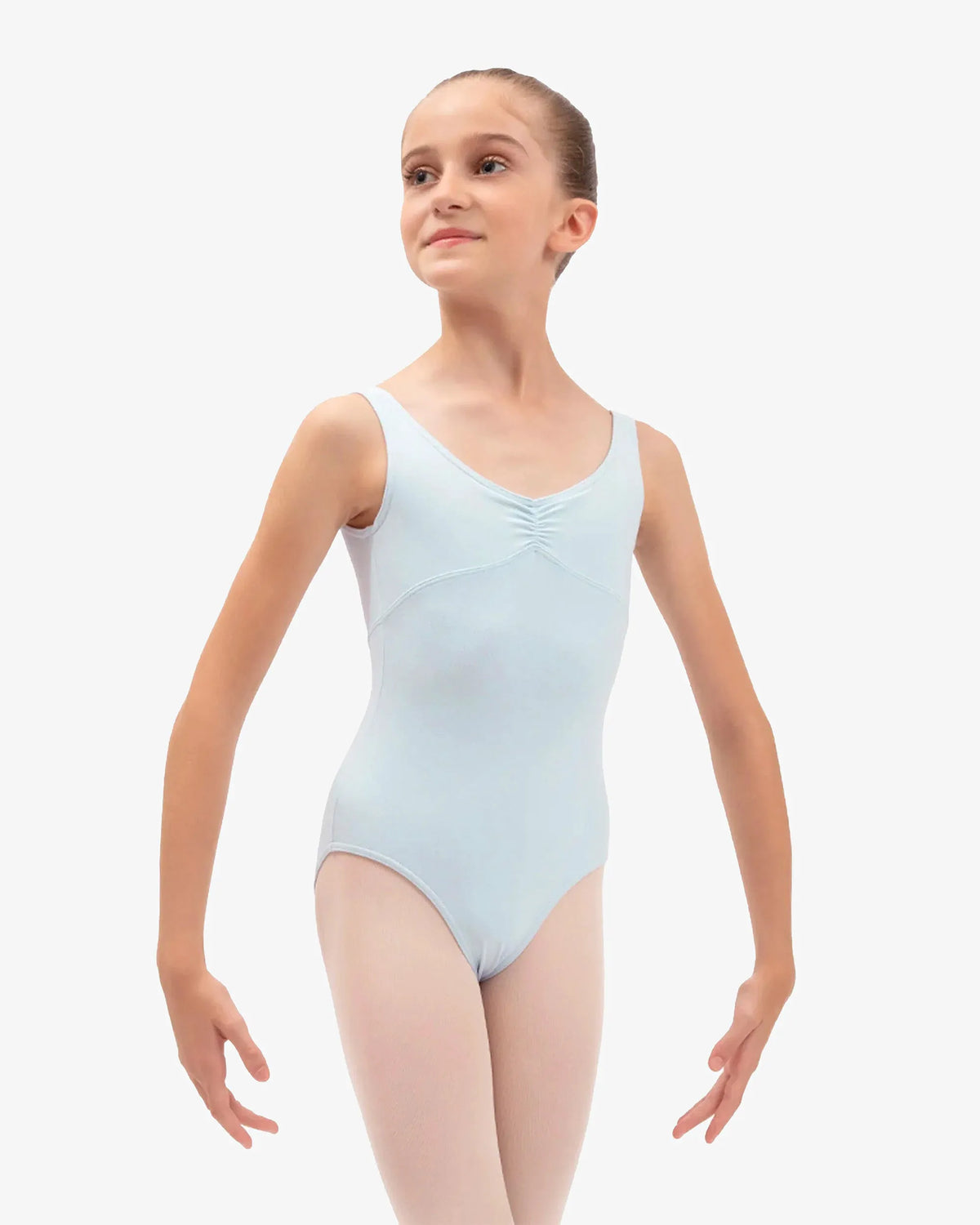 Gathered Neckline Orphee Blue