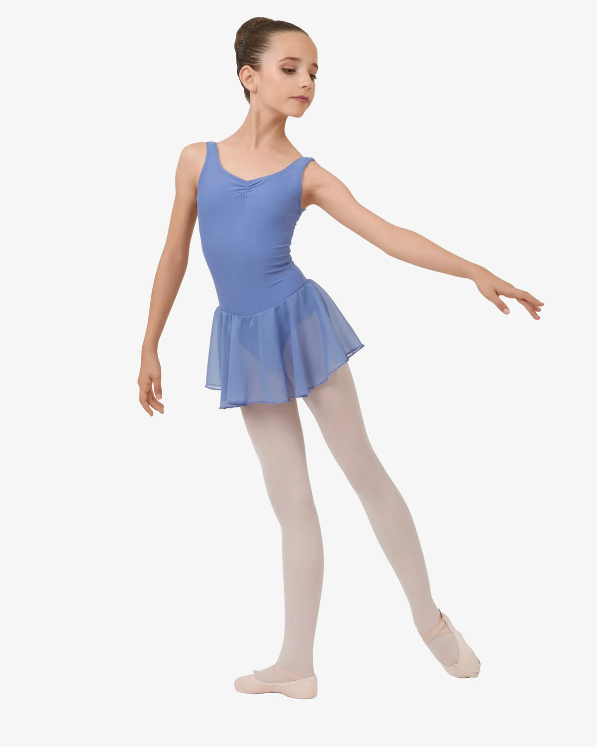 Neckline Girls Ice Blue